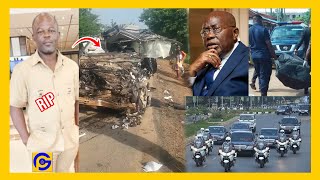 Akufo-Addo's Convoy Acc!dɛnt; Upclose on his Driver who d!ɛd; Mr Kwasi Atta, Years of Driving & more