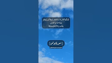 سورة يونس الآية ٥٧ و ٥٨ بصوت الشيخ محمد صديق المنشاوي