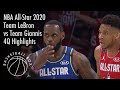 NBA All Star 2020 Team LeBron Vs Team Giannis 4Q Highlights February 16 2020 NBA All Star 2020 Team LeBron Vs Team Giannis 4Q Highlights February 16 2020