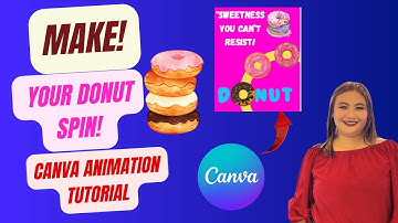 "Make Your Donut Spin|Canva Animation Tutorial|For Beginners"
