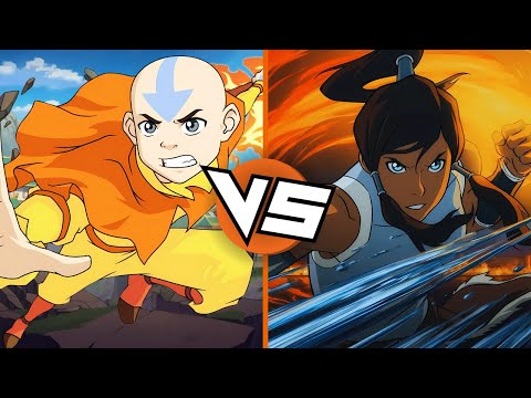 Aang Vs Korra Who Wins Avatar