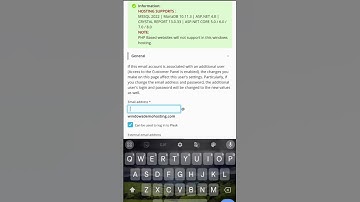 Creating email account in Plesk