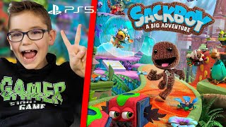 JE TESTE MON PREMIER JEU PS5 : SACKBOY A Big Adventure !