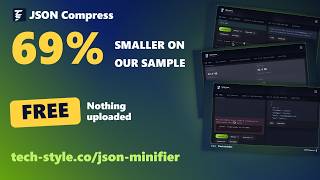 How to use the free JSON tool: minify, compress, round trip, validate