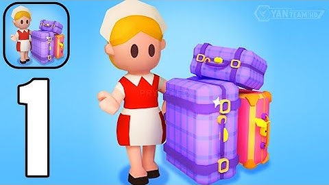 My Mini Hotel Idle Game - Gameplay Walkthrough Part 1 Managing Hotels (Android,iOS)