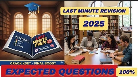 KSET KSET-1||Communicatie MCQ