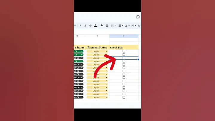How To Add Check Box in Google Sheet
