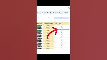 How To Add Check Box in Google Sheet