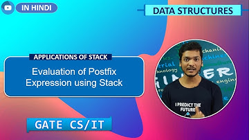 Evaluation of Postfix Expression using Stack | Stack Applications | Data Structures