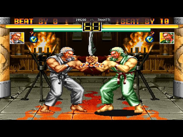 용호의 권 Art of Fighting | Fightcade 龍虎の拳 199200 (kr) vs