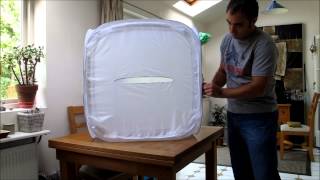 How To Fold A Portable Light Tent / Cube / Softbox screenshot 4