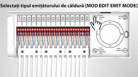 Danfoss Icon- Ghid Video - Setarea tipului emițătorului de căldură la ieșire