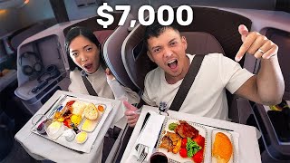 What $7000 Gets You on Singapore Airlines | Business Class Food