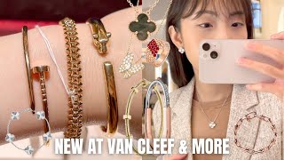 COME JEWELRY SHOPPING WITH ME!  New In At Van Cleef & Arpels, Cartier and Tiffany & Co