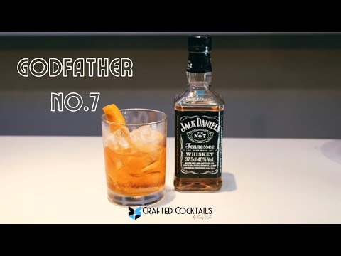 Jack Daniel's Cocktail - The Godfather No. 7( 1 minute cocktail recipe)