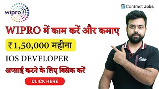 150k Salary Pm | ios Developer Job Vacancy | Jobs in Wipro screenshot 5