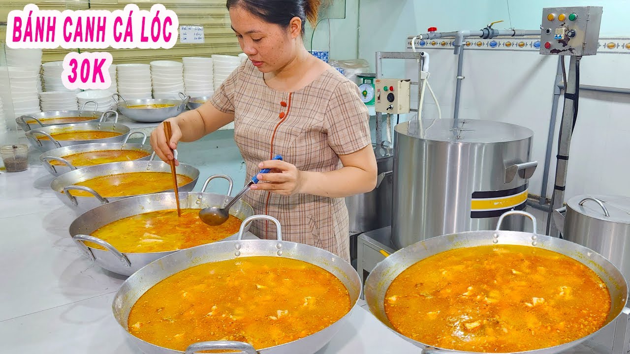 Hướng dẫn Cách nấu canh chua cá lóc – Chủ quán Bánh Canh Cá Lóc chia sẻ bí quyết nấu màu vàng đẹp thơm ngon