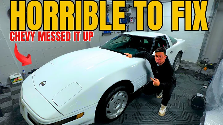 You should NEVER buy a C4 Corvette if you are not willing to work on it like this... put it apart!