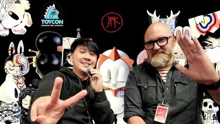 Meeting the famous UK artist Jon Paul Kaiser at Toy Con 2025 🇬🇧