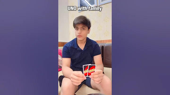 UNO with family 🤣 #uno #game #family #reaction #relatable #trending #funny #shorts #viral