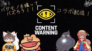 【コラボ実況】叫んで稼げ！カオスなホラー配信者体験🎥｜Content Warning【雷月あず³/#新人Vtuber】
