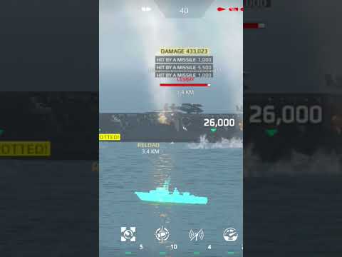 PAN SPATIAL SAWTOOTH DAMAGE TEST #modernwarships #gaming