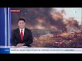 В Аягозском районе продолжается тушение природного пожара в горной труднодоступной местности