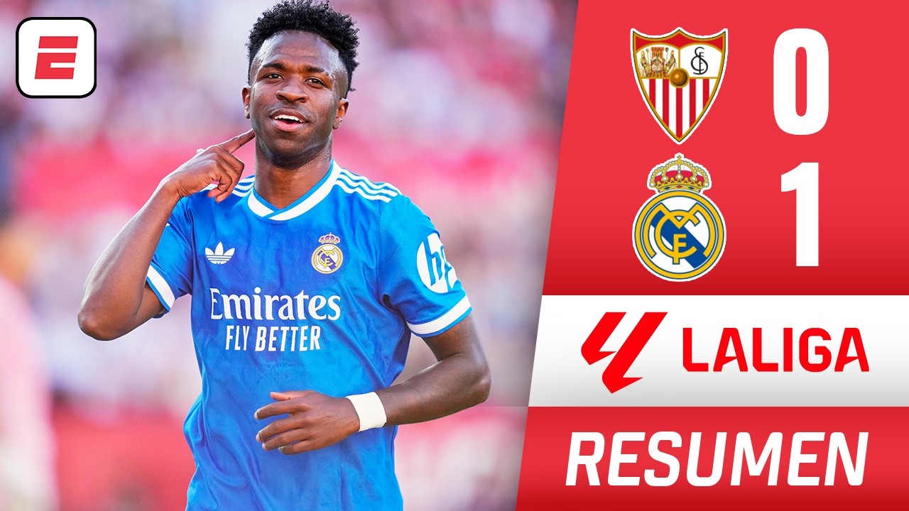 REAL MADRID GANÓ con GOL DE VINICIUS y el SEVILLA SE SALVÓ a pesar de ...