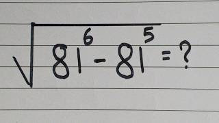 Maths Olympiad Square Root Simplification 