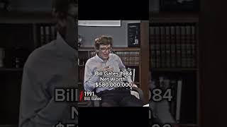 Bill Gates Net Worth Evolution #evolution #viral #trending #motivation #money #shorts #billionaire