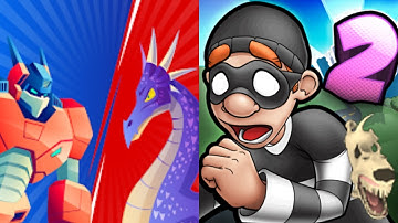 Robbery Bob 2 Vs Robobot Battle Gameplay Eps 7