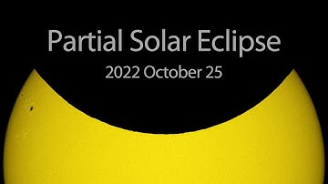Partial Solar Eclipse 2022-10-25
