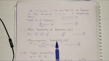 Maxwell Boltzmann Statistics