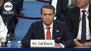 Acting AG Todd Blanche makes opening statement at confirmation hearing