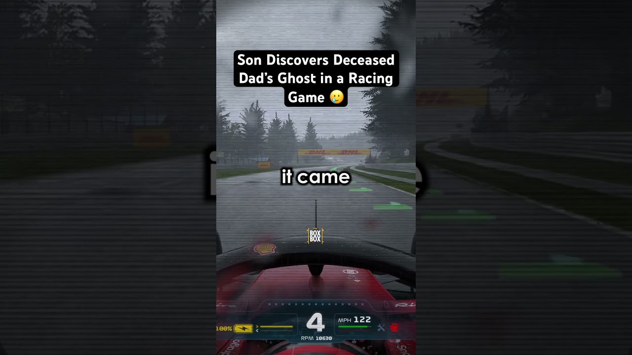 Son Finds Deceased Dad's GHOST in a Racing Game... 😢