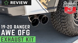2019-2023 Ford Ranger AWE Tuning 0FG Dual Exit Cat-Back Crawler Conversion Exhaust Kit Review 2019-2023 Ford Ranger AWE Tuning 0FG Dual Exit Cat-Back Crawler Conversion Exhaust Kit Review