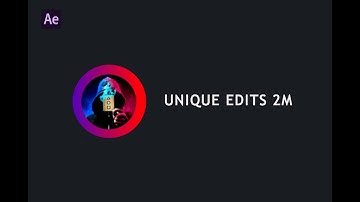 After Effects Text 2D Intro (No Plugins) Editing By Unique Edits 2M