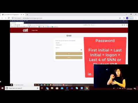 CWI Login/ Password reset