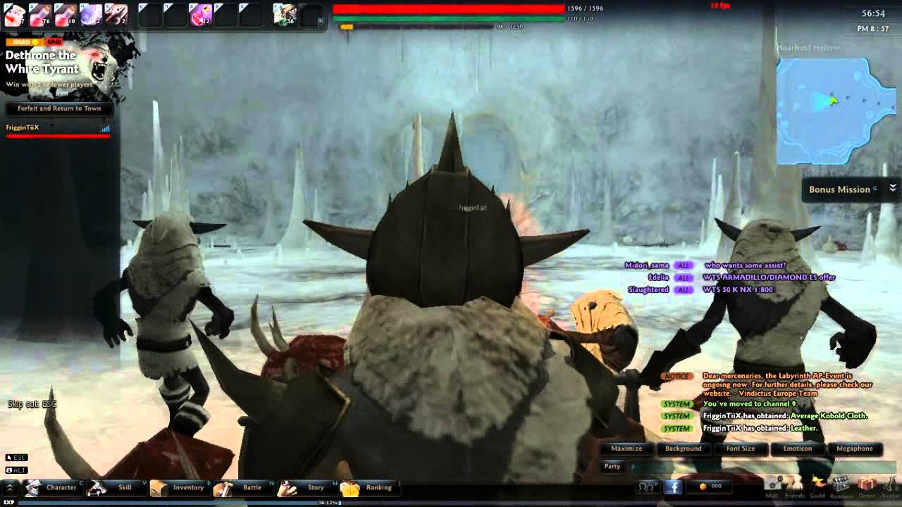 Fredrick(med vänner) spelar Vindictus