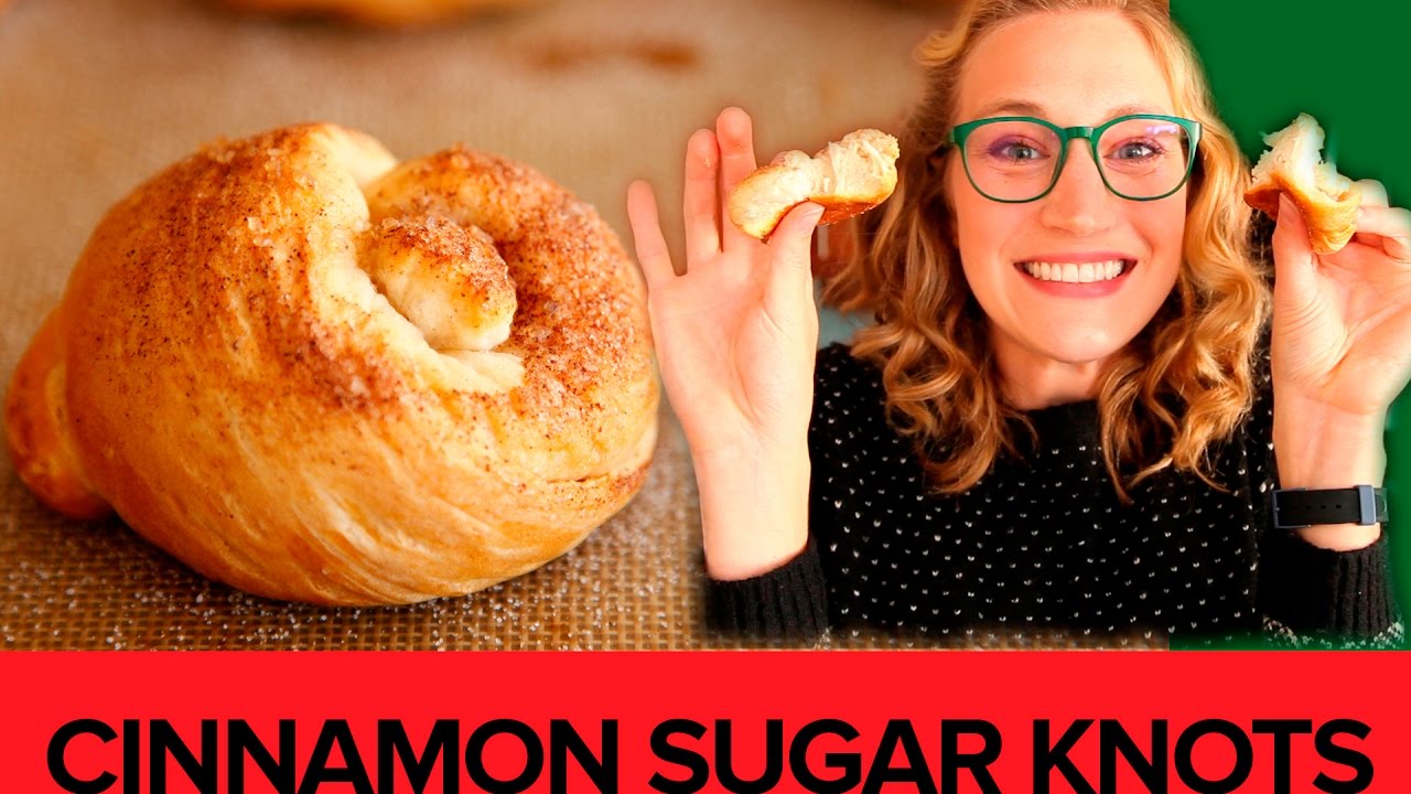 Cinnamon Sugar Knots Made From Biscuit Dough YouTube