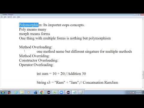 Polymorphism in Java by Niteen Sir (iCons)