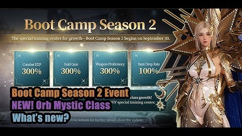 NightCrows Boot Camp Season 2! NEW ORB Class