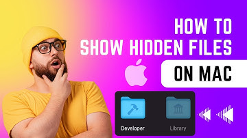How to show hidden files and folders on MacOS
