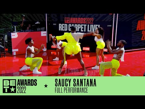 Saucy Santana's Spicy Pre-Show Performance | BET Awards '22