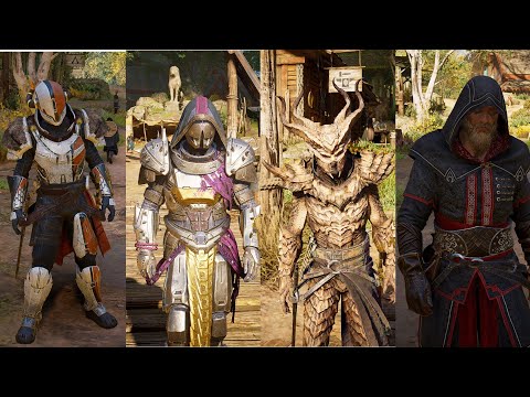 AC Valhalla The Final Chapter: 5 New Armor Sets! (DESTINY 2 & Monster Hunter Collab)