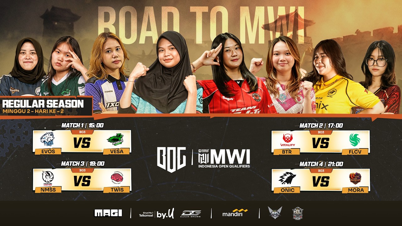 🔴 #ROADTOMWI | BOG Season 2 | Regular Season Minggu 2 Hari 2