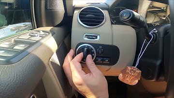 How to Enable or Disable Automatic Lights in Land Rover Discovery IV ( 2010 – 2016 ) Use Auto Lights