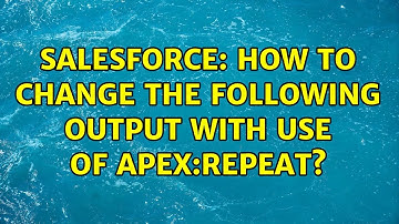 Salesforce: How to change the following output with use of apex:repeat?