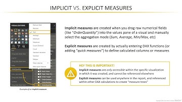 Implicit vs  Explicit DAX Measures | Microsoft Power BI Desktop for Business