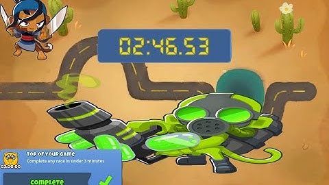 Btd6 Race "Tread Carefully" easy Top Of Your Game Achievement